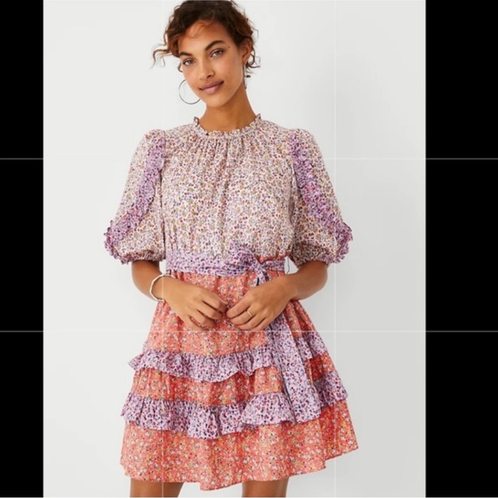 Ann Taylor floral print dress